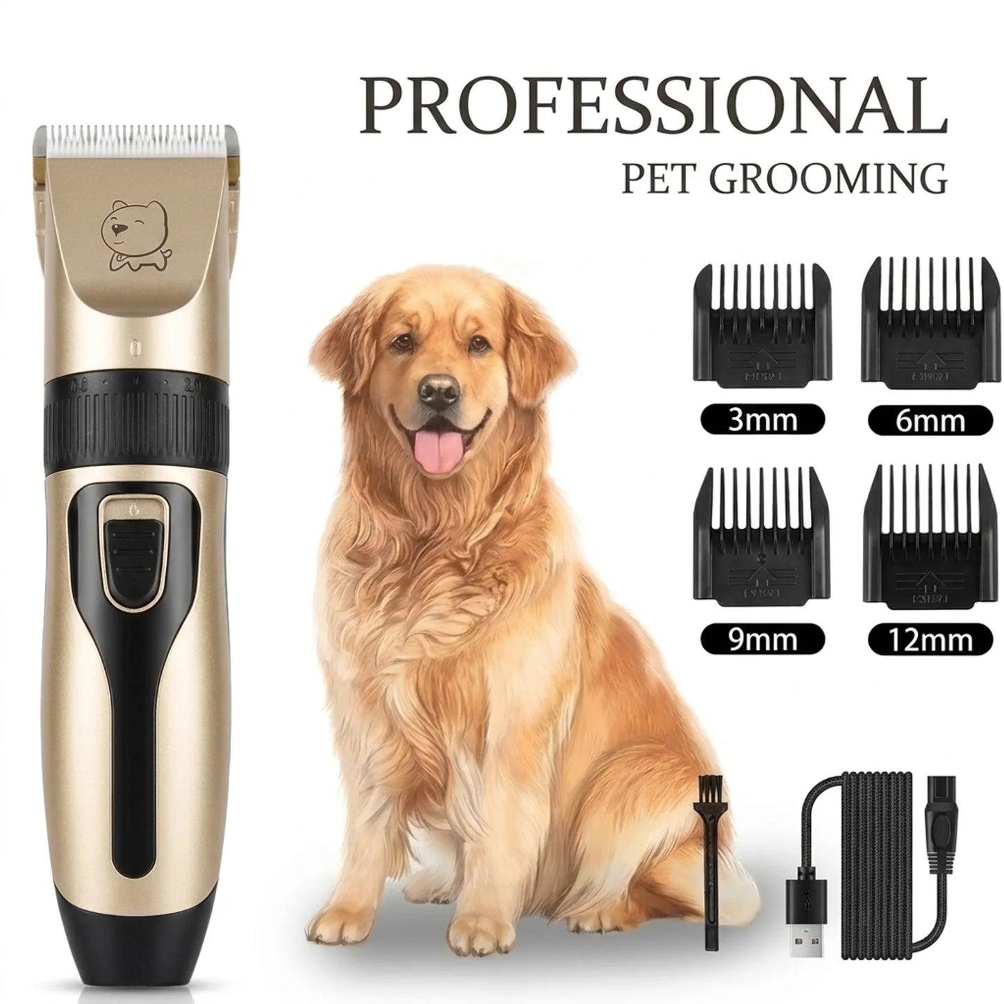 Cortadora de pelo profesional para perros