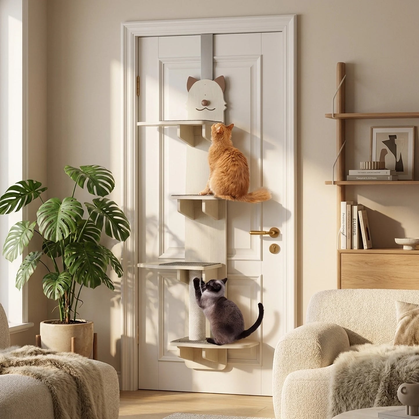 Torre de Juego Multinivel para Gato