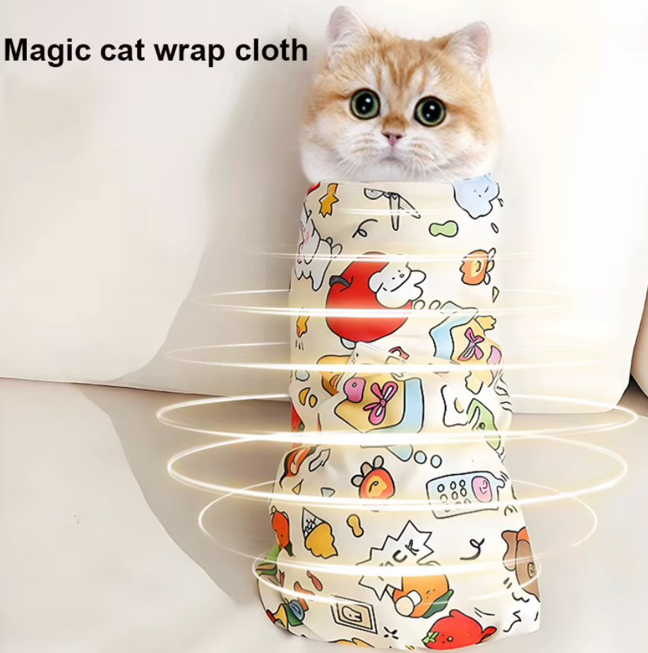 Envoltura para el cuidado de gatos