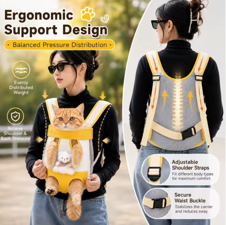 Mochila transportadora de animales